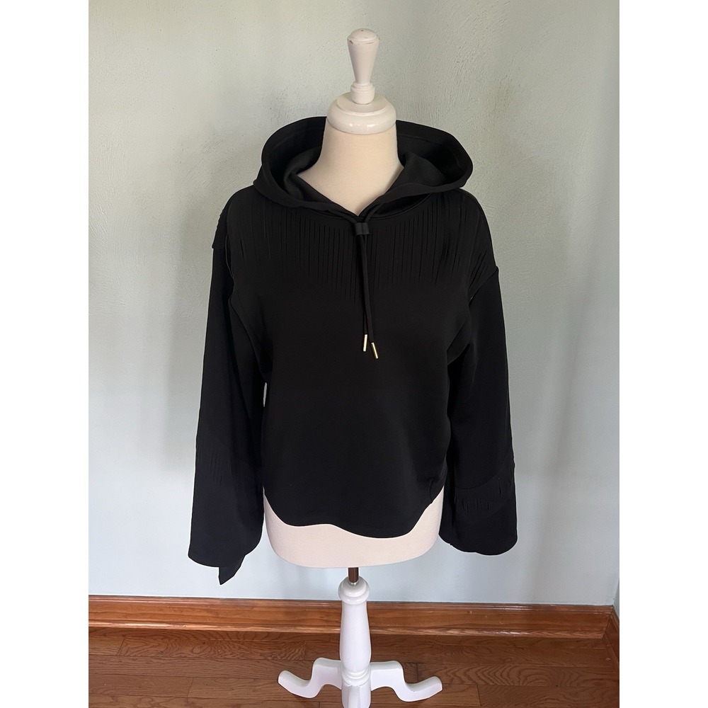 Nike‎ Fringe Training Crop Top Hoodie Sz S Pullover Athleisure Activewear Yoga
